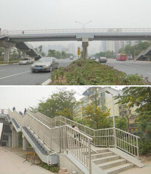 小情侣天桥吃瓜,小情侣天桥吃瓜，甜蜜互动引路人侧目